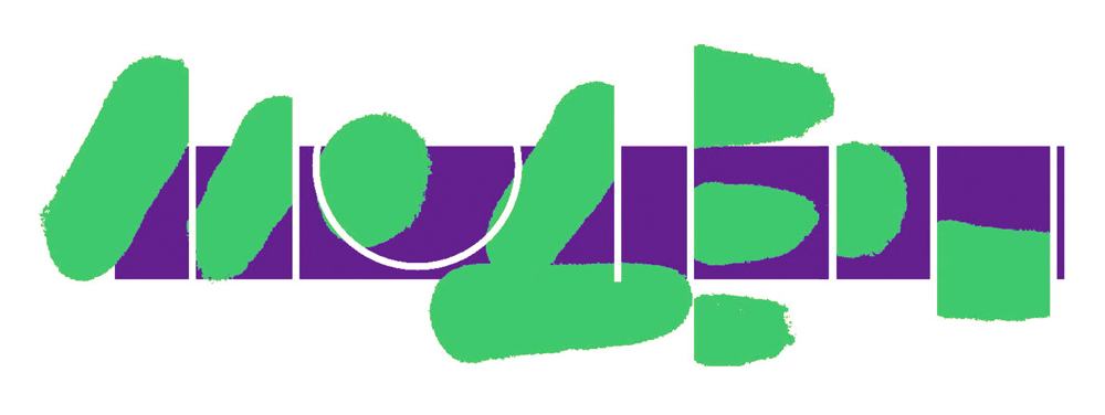 О. Векленко. Логотип нічного клубу «Модерн». 2000. Папір, туш, гуаш